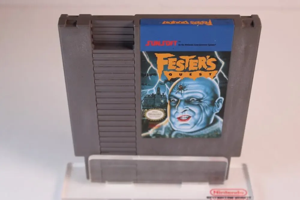Fester's Quest (Nintendo NES, 1989) Authentic, game cart only, Tested/Works
